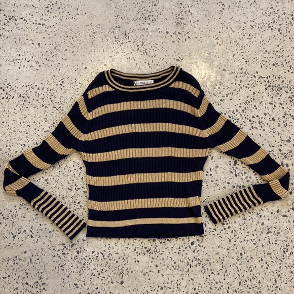 ZARA Knit Crop Sweater size medium - Picture 6 of 10